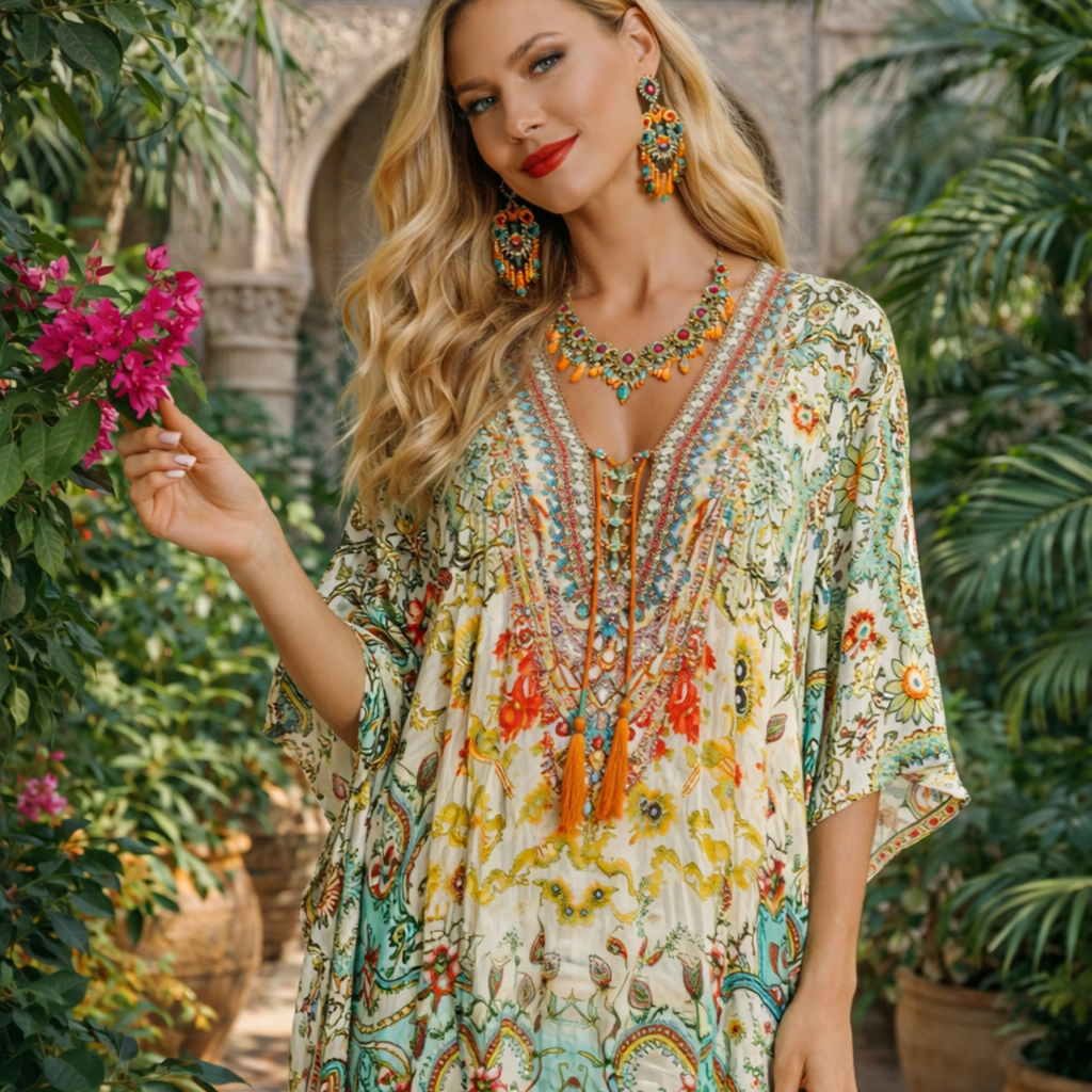 Sunlit Coast Resort Kaftan