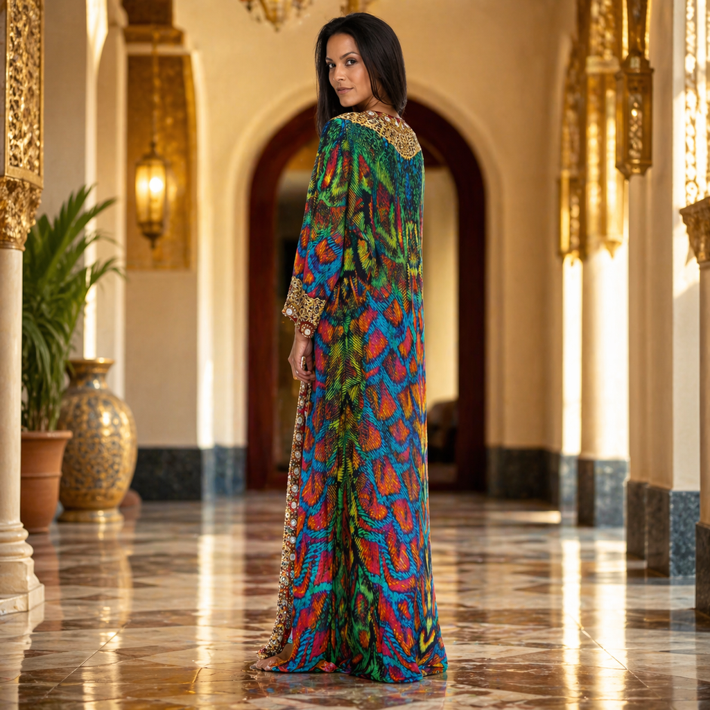 Desert Jewel Oasis Luxe Kimono Kaftan