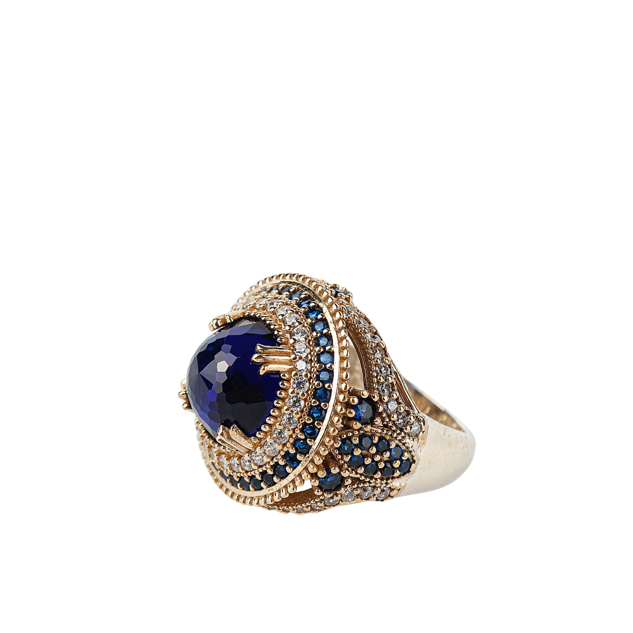 Topkapi Palace Gemstone Jewelry Set – Ring, Earrings & Pendant