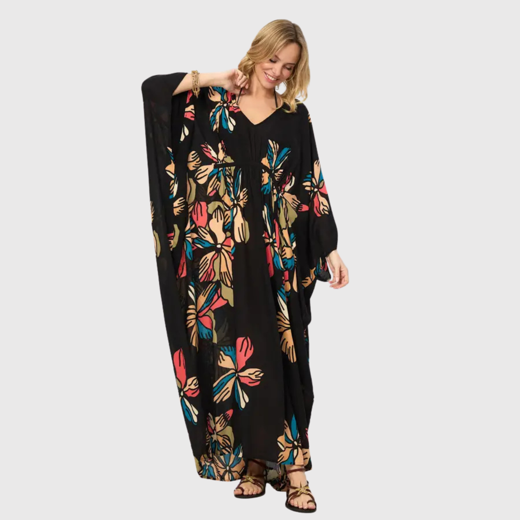 Midnight Oasis Luxe Caftan