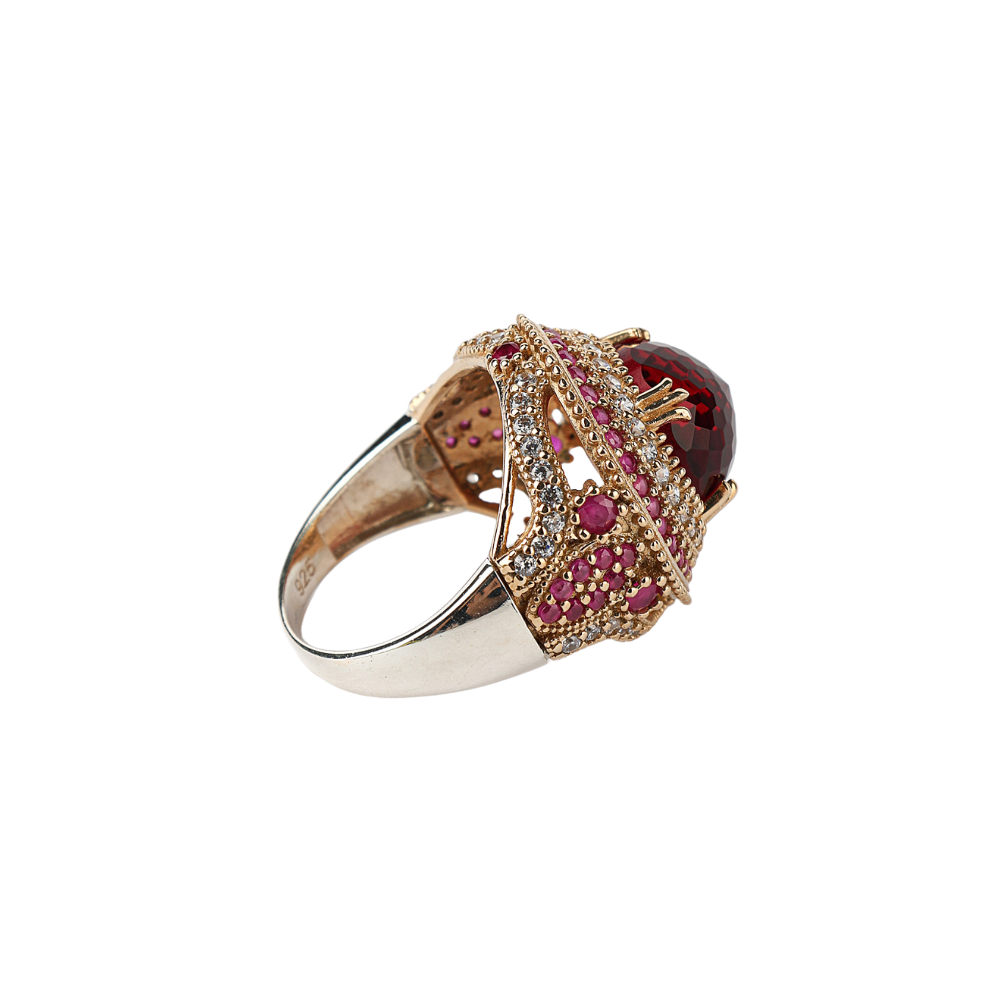 Topkapi Palace Gemstone Jewelry Set – Ring, Earrings & Pendant