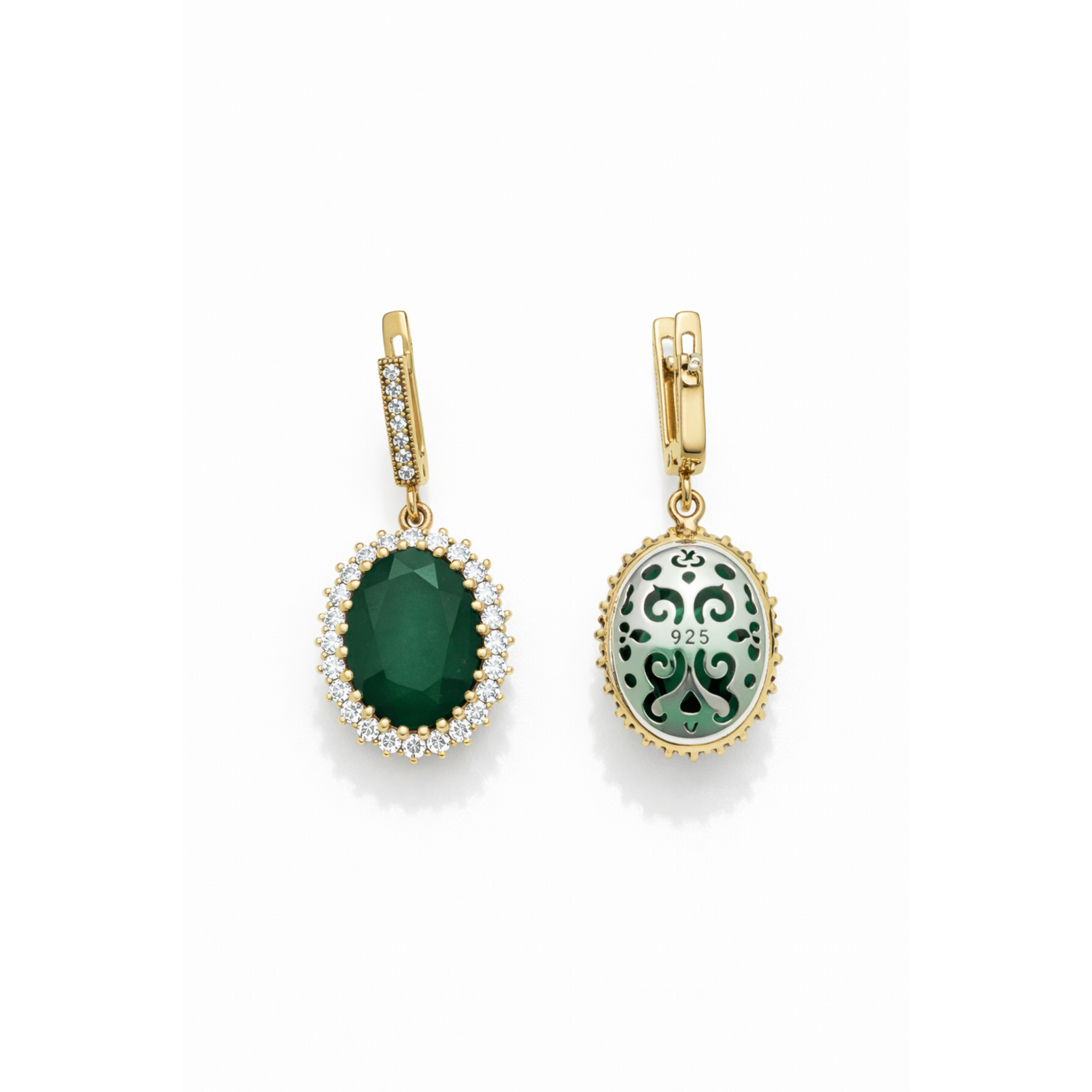 Ottoman Princess Gemstone Jewelry Set – Ring, Earrings & Pendant