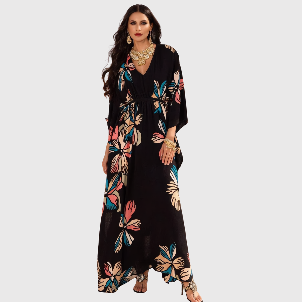 Midnight Oasis Luxe Caftan