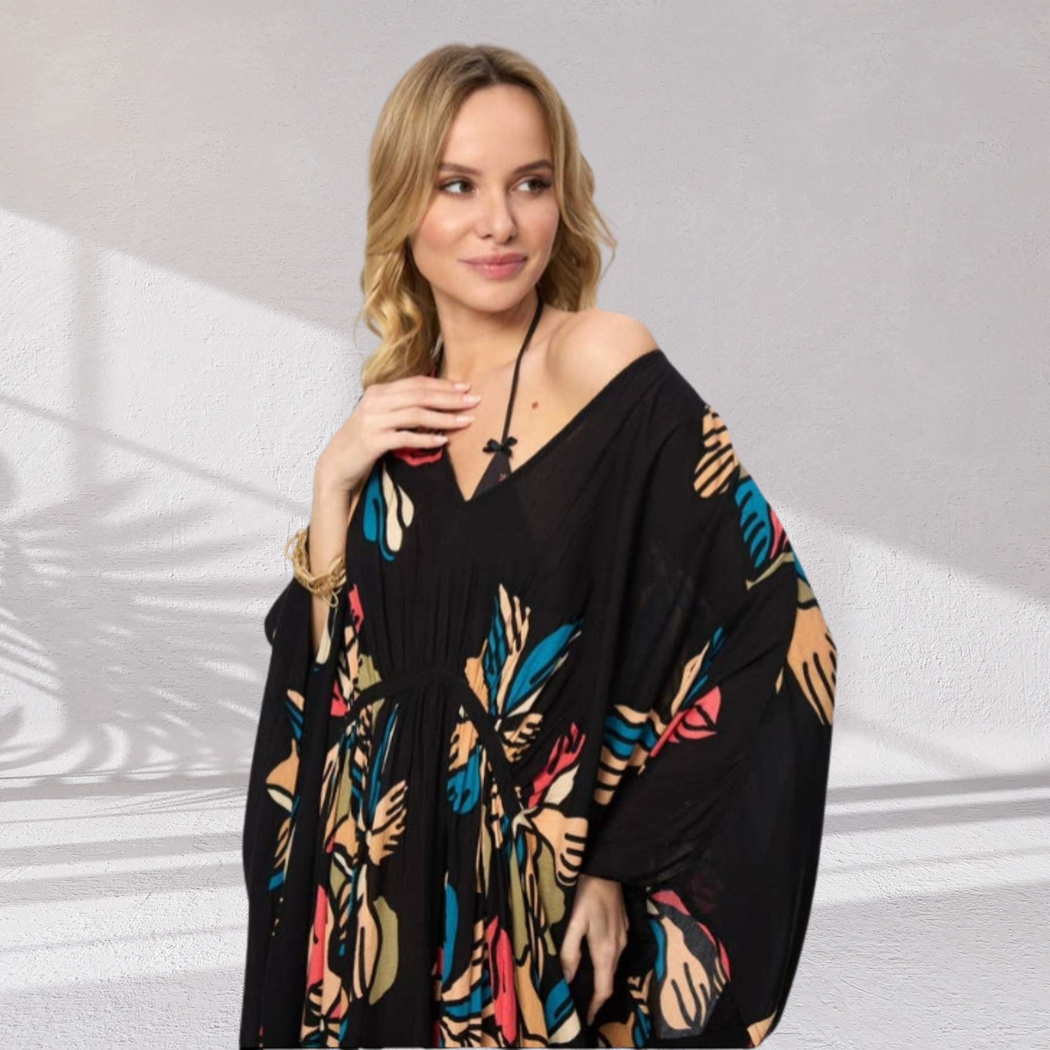 Midnight Oasis Luxe Caftan