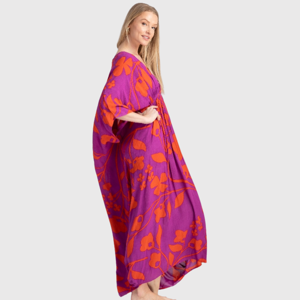 Sunburst Riviera Floral Kaftan