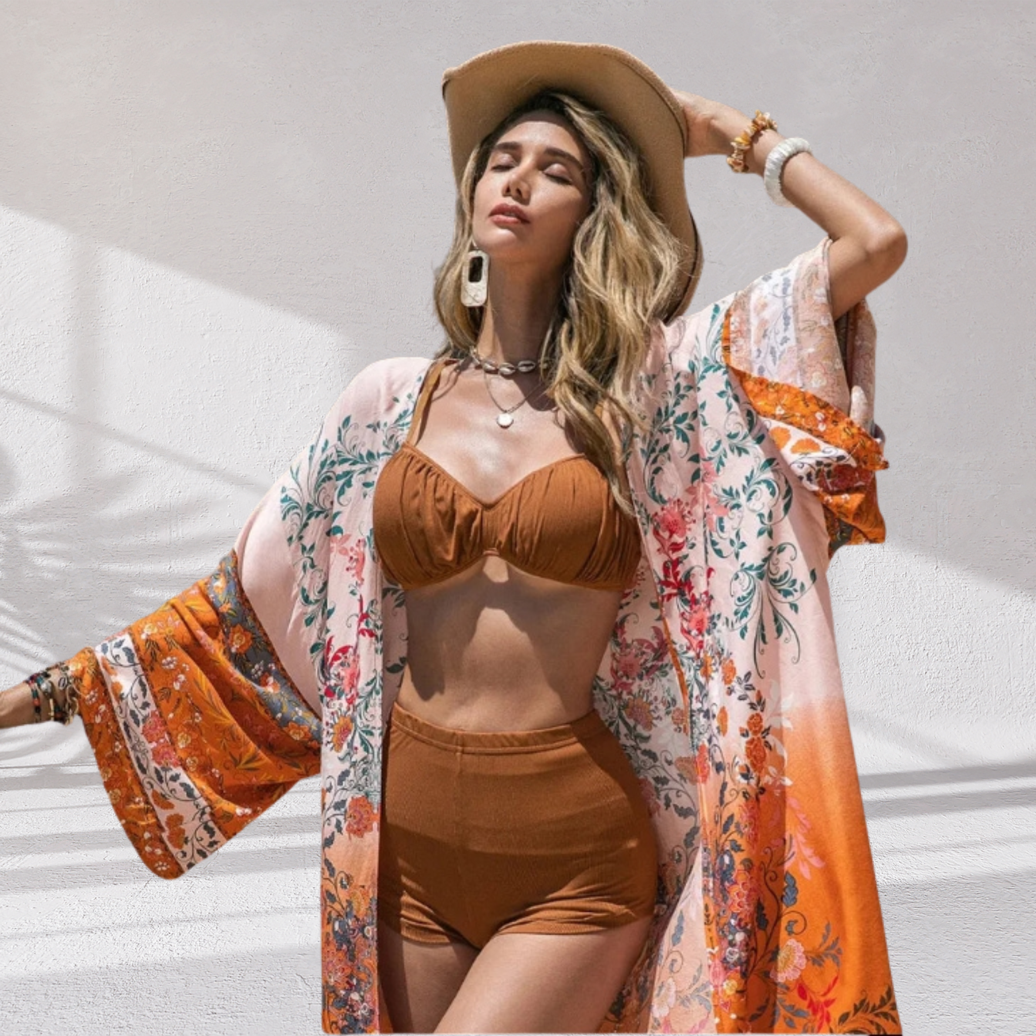 Mediterranean Luxe Kimono