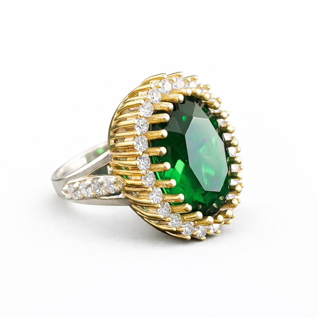 Ottoman Princess Emerald Ring