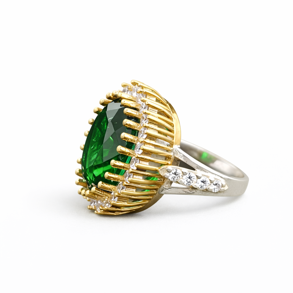 Ottoman Princess Emerald Ring