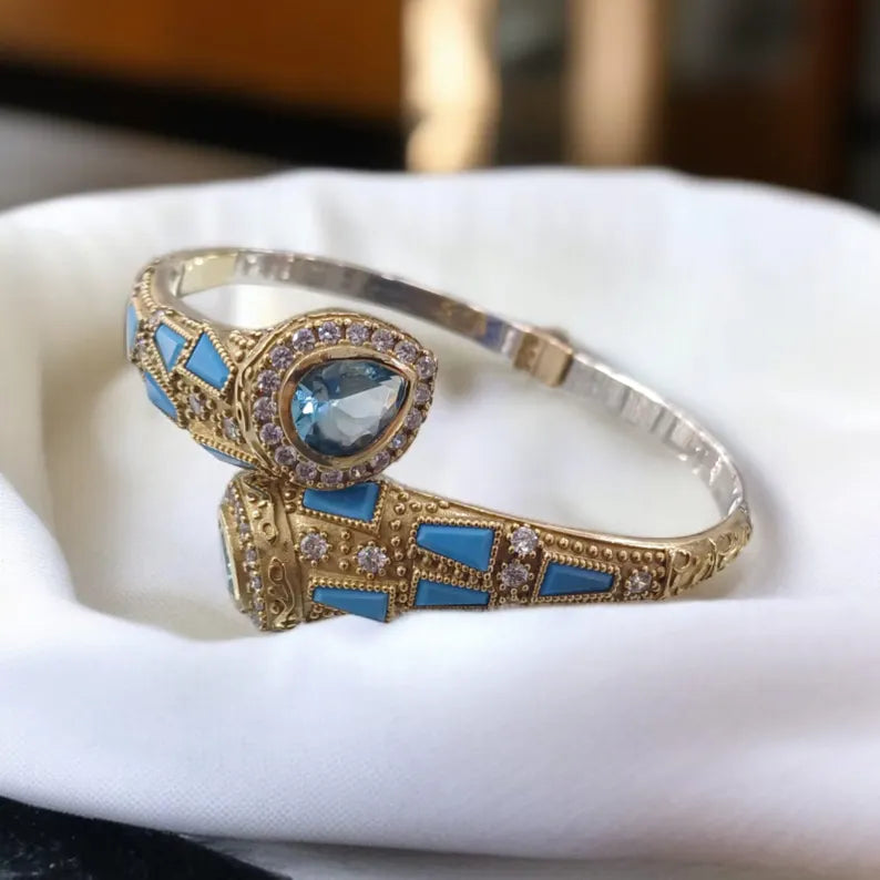 Turkish Delight Vintage Inspired Cuff