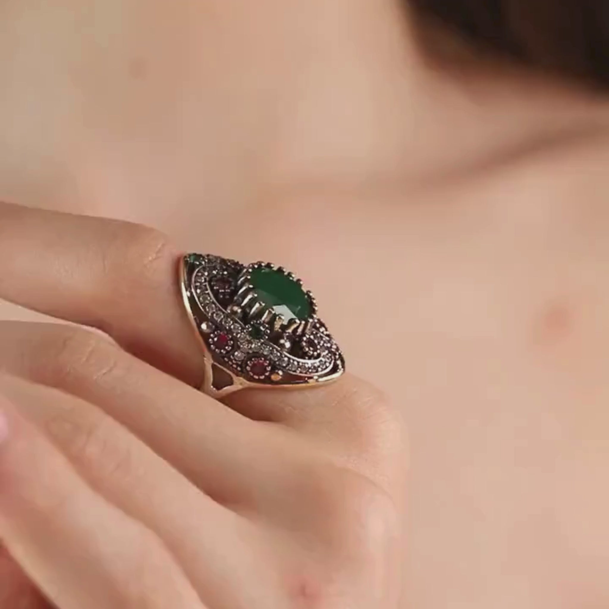 Terrasse du Jardin Statement Ring