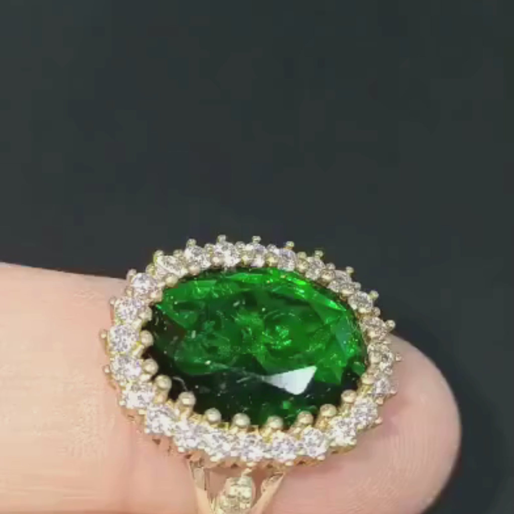 Ottoman Princess Emerald Ring