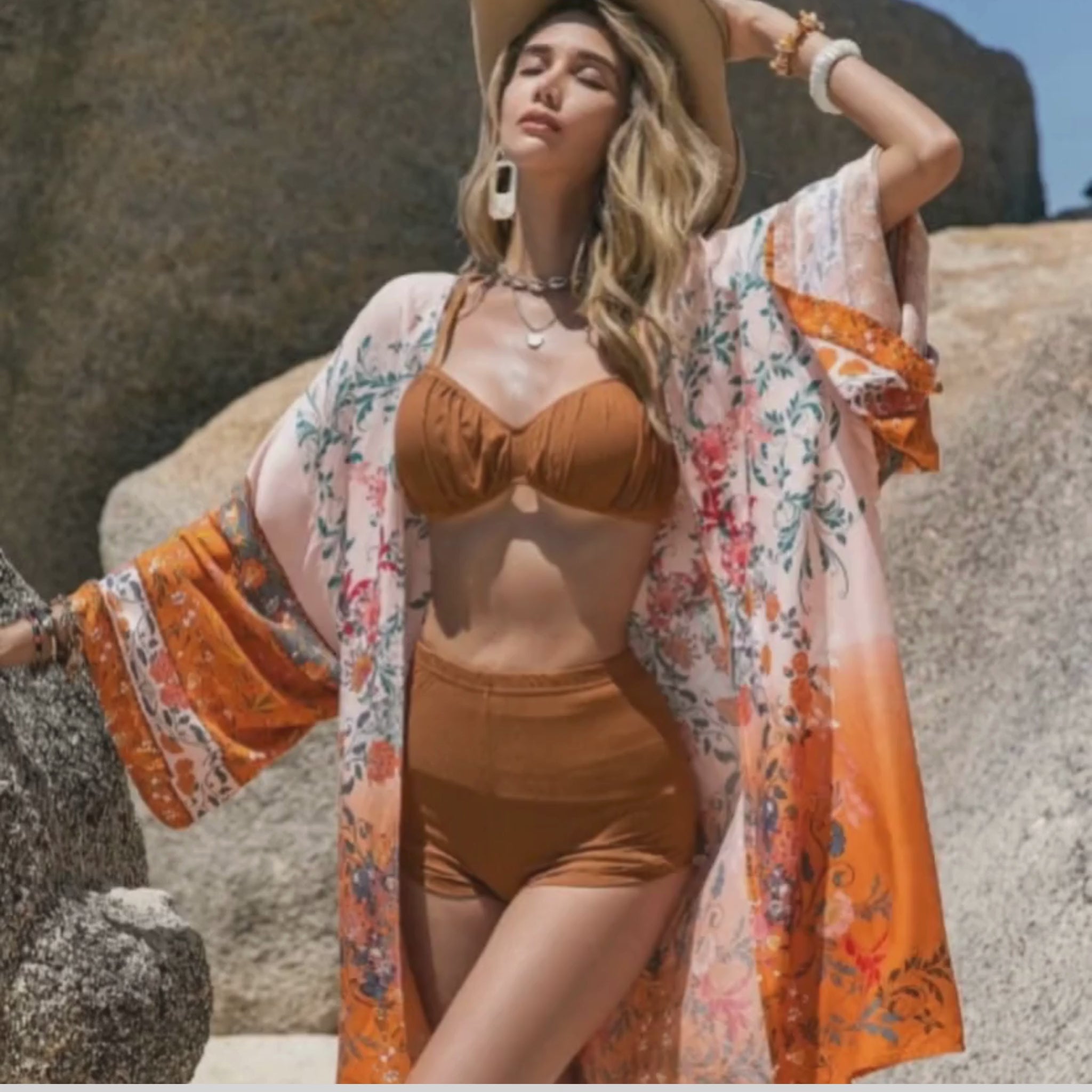 Mediterranean Luxe Kimono